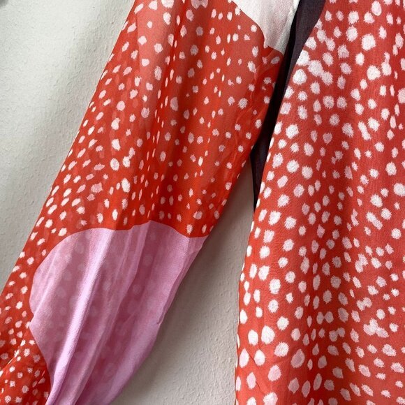 Diane von Furstenberg Parry Top Silk NWT 6 - Picture 6 of 10